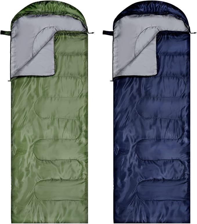 Tudomro Camping Sleeping Bag for Adults Lightweight Packable Waterproof Camping Gear Equipment to Keep Warm for Outdoor Backpacking Hiking Travel