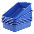 Pekky 5-Pack 8 L Commercial Bus Tubs Small Restaurant Utility Bus Box Blue