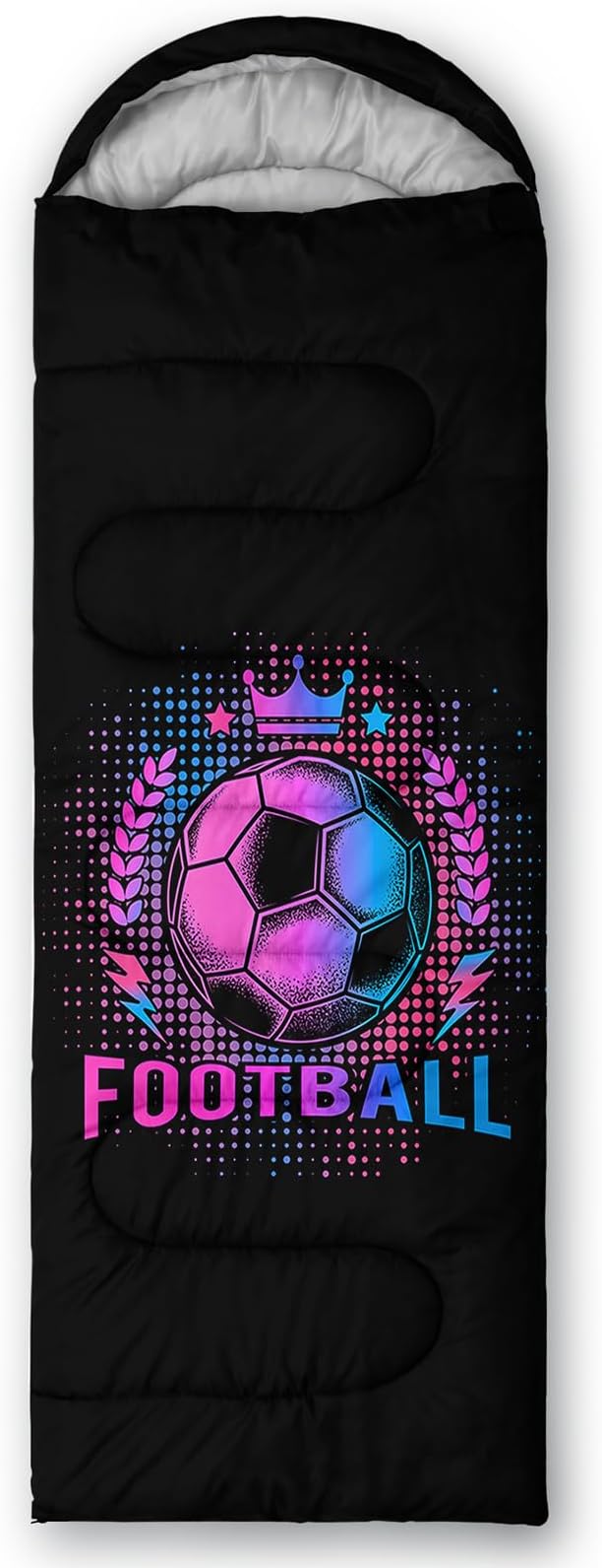 HOSIMA Dear Hunting Pattern Cold Weather Sleeping Bags for Kids AdultsBlack Light Weight Waterproof Sleeping Bags for Outdoors Hiking.