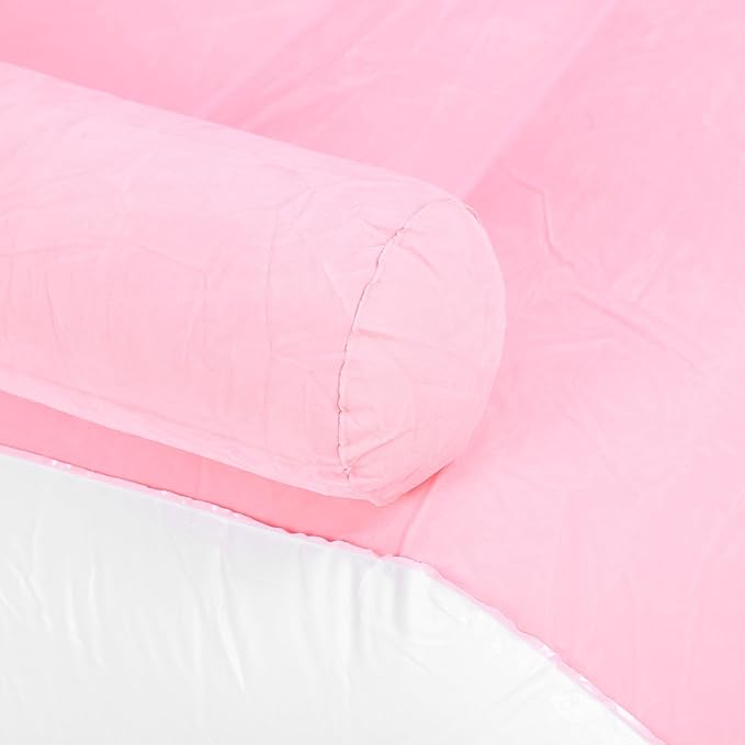 Inflatable Sofa Bed Inflatable Lounge Chair Portable Foldable Inflatable Lounge Sofa with Armrests for Living Room Bedroom Office Travel Camping