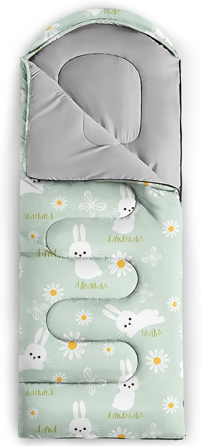 AILONEN Cartoon Car Sleeping BagsLightweight &amp Waterproof3 Season Warm &amp Cool WeatherCute Stars Printed Vehicles Transportation Sleeping Bags for BoysKidsAdults TravellingOutdoors