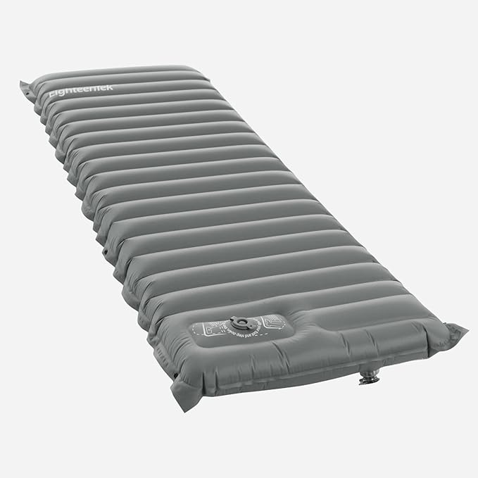 EighteenTek® Sleeping Pad Mat Camping Sleeping Pad Thick 4 Inch Camping Mattress Pad Built-in Foot Pump Fast Self Inflating Sleeping Pad Backpacking for Campings Hiking Ultralight