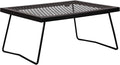 REDCAMP Folding Campfire Grill Heavy Duty Steel Grate Portable Camp Fire Cooking Racks for Over Fire Pit