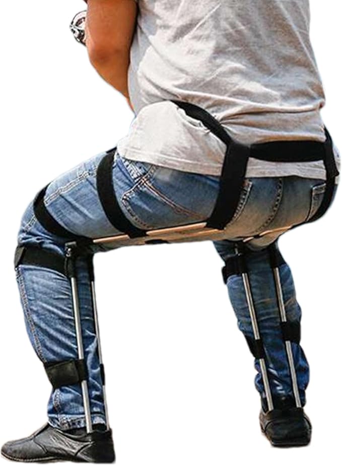 Wearable Chair - Chairless Seat Portable Adjustable Invisible Support Ergonomic Design for Long Standing Relief Compact Foldable | Outdoor Events Fishing Trips Subway Travel Concert
