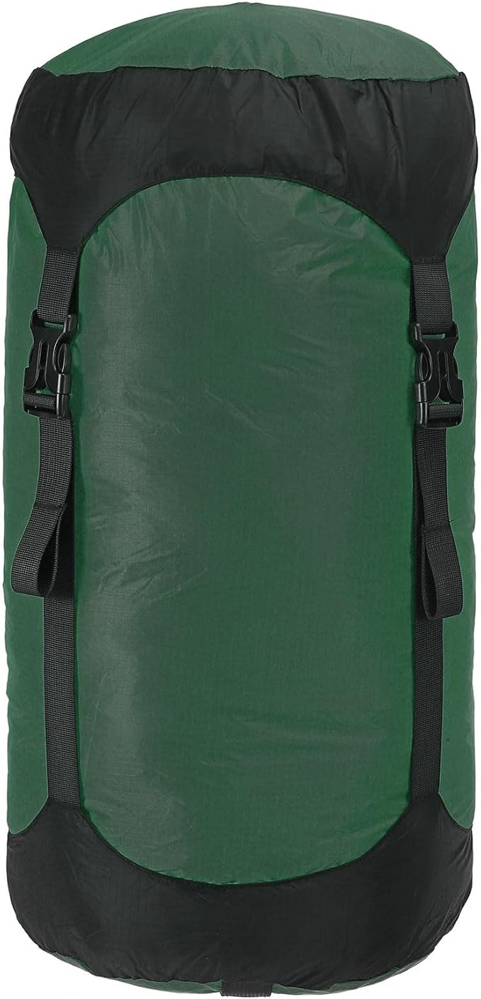 PATIKIL Compression Stuff Sack 8L Waterproof Sleeping Bag Lightweight Compression Storage Sack for Backpacking Camping Green