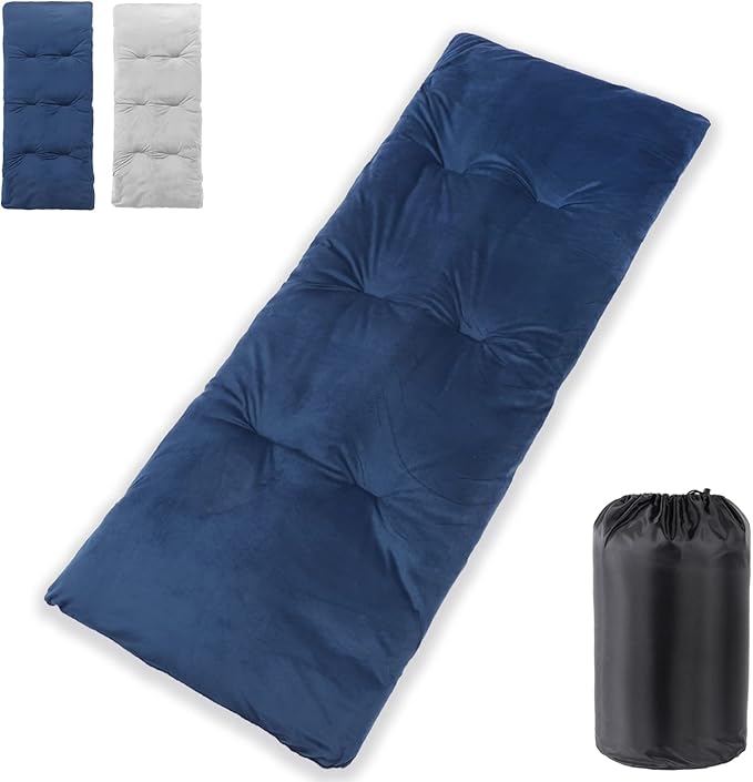 Sleeping Cot Pads (75 x 28) with Elastic Straps Portable for Outdoor &amp Hiking Cotton Soft Thick Camping Cot PadWaterproof