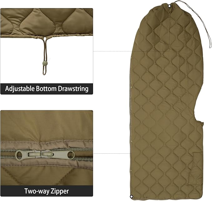 LOOGU Camo Blanket Waterproof Insulation Poncho Liner for Outdoor Camping Hiking Hunting Survival Backpacking Picnicking