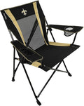 Kijaro NFL Sports Fan Folding Chair 26 L x 35.5 W x 37 H New Orleans Saints