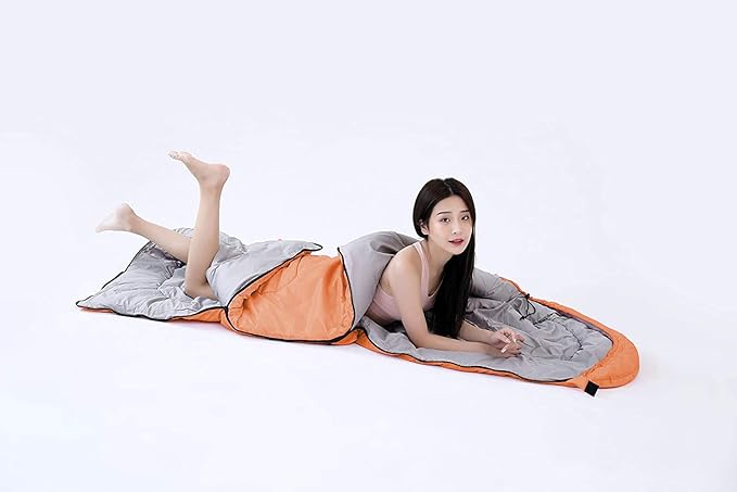 tuphen- Sleeping Bags for Adults Kids Boys Girls Backpacking Hiking Camping Microfiber Liner Cold Warm Weather 4 Seasons Indoor Outdoor Use Lightweight &amp Waterproof