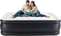 Simple Deluxe Queen Camping Air Mattress with Built-in Electric High-Speed PumpPortable Foldable Waterproof Inflatable Camping Airbed with Carrying Bag for Travel &amp Home Guests