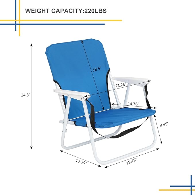 Outdoor Folding Lawn Chair Concert Beach Folding Camping Chair Festival Sand Picni Chair