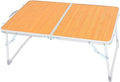 Angoily Portable Foldable Table Wear Resistant Camping Desk for Home Outdoor Use Versatile Bed Table for Laptop Reading and Dining