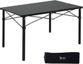 OUTSIDER Folding Camping Table with Aluminum Roll-up Tabletop Portable Lightweight Beach Table with Carry Bag for Outdoor Cooking Picnic BBQ Travel Backyard Style1