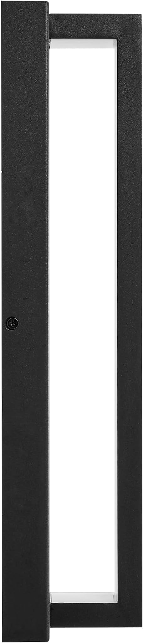 Maxxima LED Porch Lantern Outdoor Wall Light Linear Black Sconce with Vertical Bar 300 Lumens 5 CCT 2700K/3000K/3500K/4000K/5000K Modern Exterior Flush Mount Patio Lighting