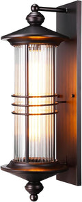 LEONLITE Large 23 Inch Outdoor Wall Lights Classical Style Wall Lantern Max 60W E26 Base Industrial Exterior Light Fixtures Wall Mount Porch Light Wall Sconce for Garage Oil Rubbed Bronze