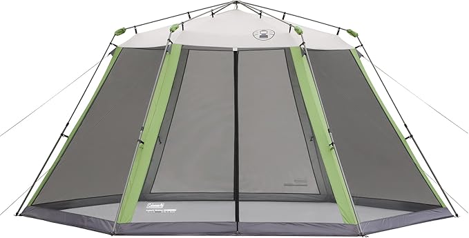 Coleman Skylodge Screened Canopy Tent with Instant Setup 10x10/15x13ft Portable Screen Shelter with 1-Minute Setup for Bug-Free Lounging Great for Picnic Yard Beach Park Camping &amp More