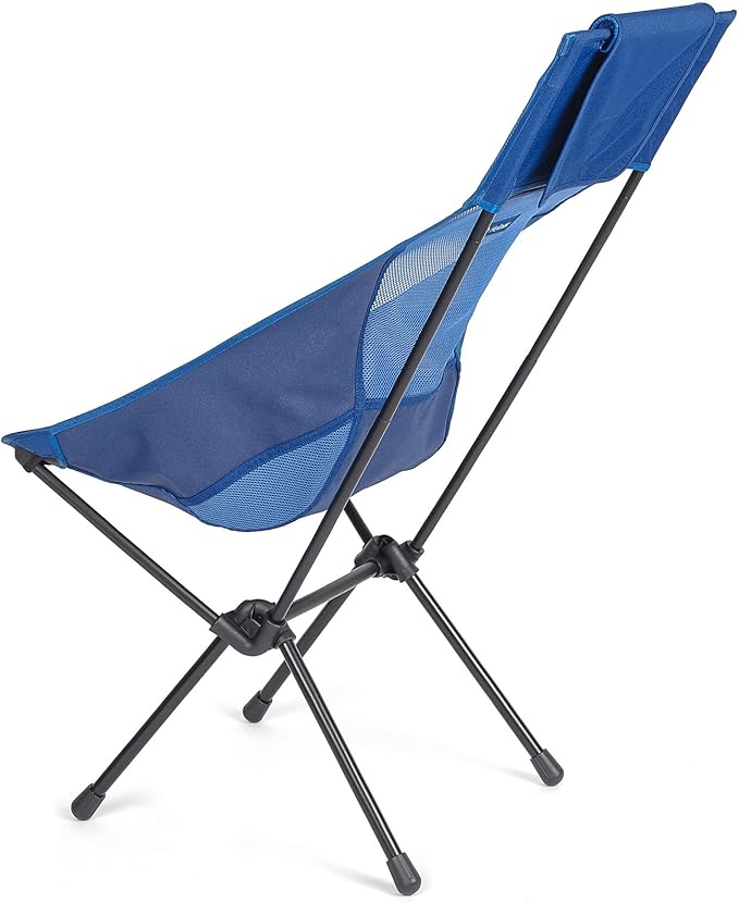 Helinox Sunset Chair Lightweight High-Back Collapsible Camping Chair Blue3.4Ibs Outdoor Chairs Picnic Chair Portable Camping Chair with Side Pockets