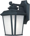 Maxim Radcliffe-One Light Small Outdoor Wall Mount in Early American Style-7 Inches Wide by 11.25 inches high
