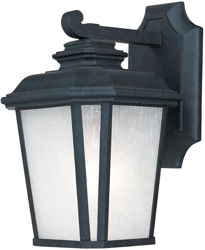 Maxim Radcliffe-One Light Small Outdoor Wall Mount in Early American Style-7 Inches Wide by 11.25 inches high