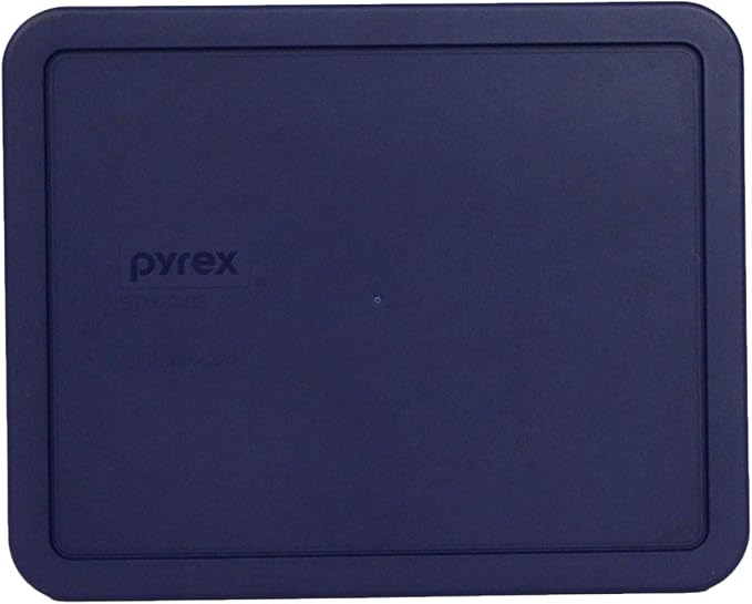 Pyrex 7212-PC 11-Cup Blue Food Storage Replacement Lid (3-Pack) - Made in USA