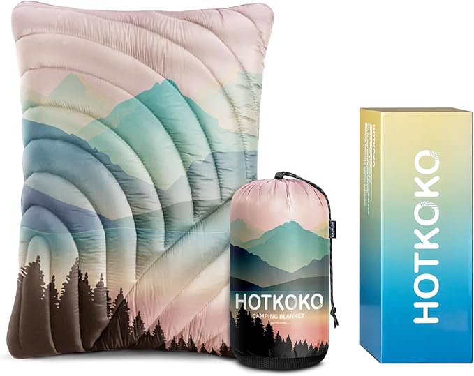 Camping PillowSupportive Compressible Travel Pillow Large Size Lightweight Camp Pillow with Storage Bag for CampingHikingBackpackingAirplane