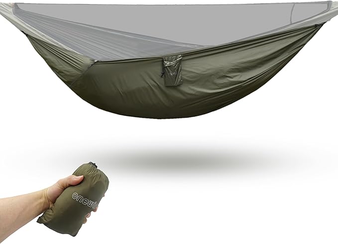Onewind Premium Hammock Underquilt Protector Durable Protective Cover for Single and Double Hammock Winter Camping Backpacking and Travel OD Green