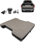 MIROZO Truck Air Mattress Bed for 6-6.5FT Full Size Short Car Beds Inflatable Air Mattress with Air Pump for Outdoor CampingTentTruck(Grey)