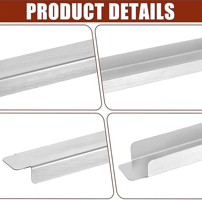 8 Piece Commercial Food Service Adapter Rod Corrosions Metal Buffets Table Food Divider Brackets Stainless Steel Refrigerator Shelf Dividers