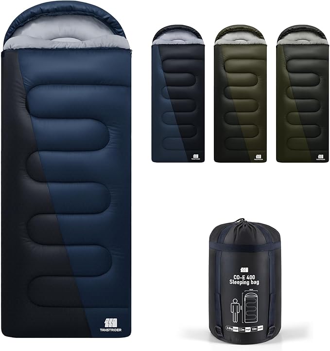 Sleeping Bags for Adults Cold Weather &amp WarmBackpacking Camping Sleeping Bag for Tall Girls BoysLightweightCompactWaterproof Camping Gear for TravelingHikingHotelOutdoor &amp Indoor