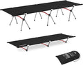 Naturehike ArmyWild Folding Camping Cot Height Adjustable Ultralight Backpacking Cot Portable Camping Bed for Camping Hiking Travel Home