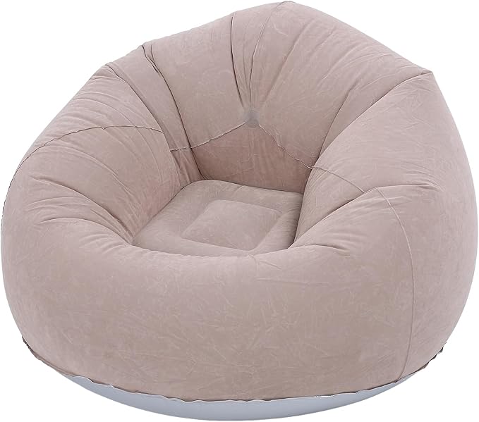 Comfortable Inflatable Lounge Chair for Living Room Bedroom Playroom Ergonomic Design Outdoor Travel Camping Picnic Beach Chaise Lounges