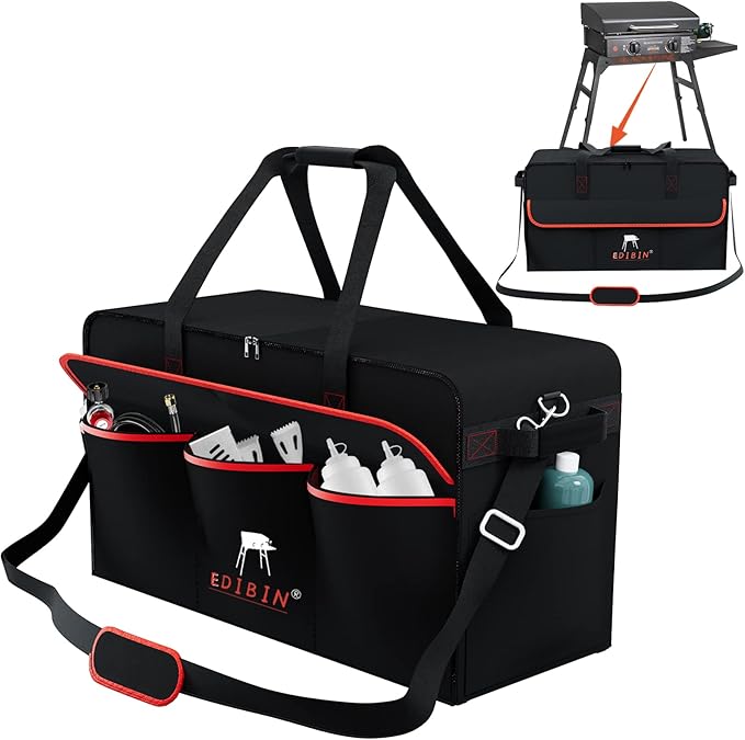 22 inch Griddle Carry Bag for Blackstone 17 Inch Grill &amp 22 Inch Griddle with Hood and Stand 22 Tabletop Grill Carry Bag for Blackstone Models 1891 &amp 1814 Water-Resistant 22 Grill Carry Ba
