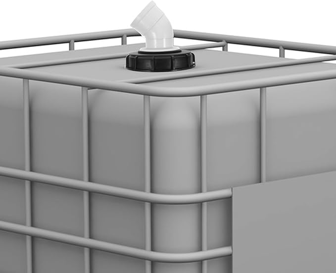Homoyoyo Ibc Tote Plastic Lid with 163mm Filter Screen Waterproof Ibc Tank Cover Compatible for Rainwater and Chemical Storage Industrial Plastic Ton Barrel Cap Accessory