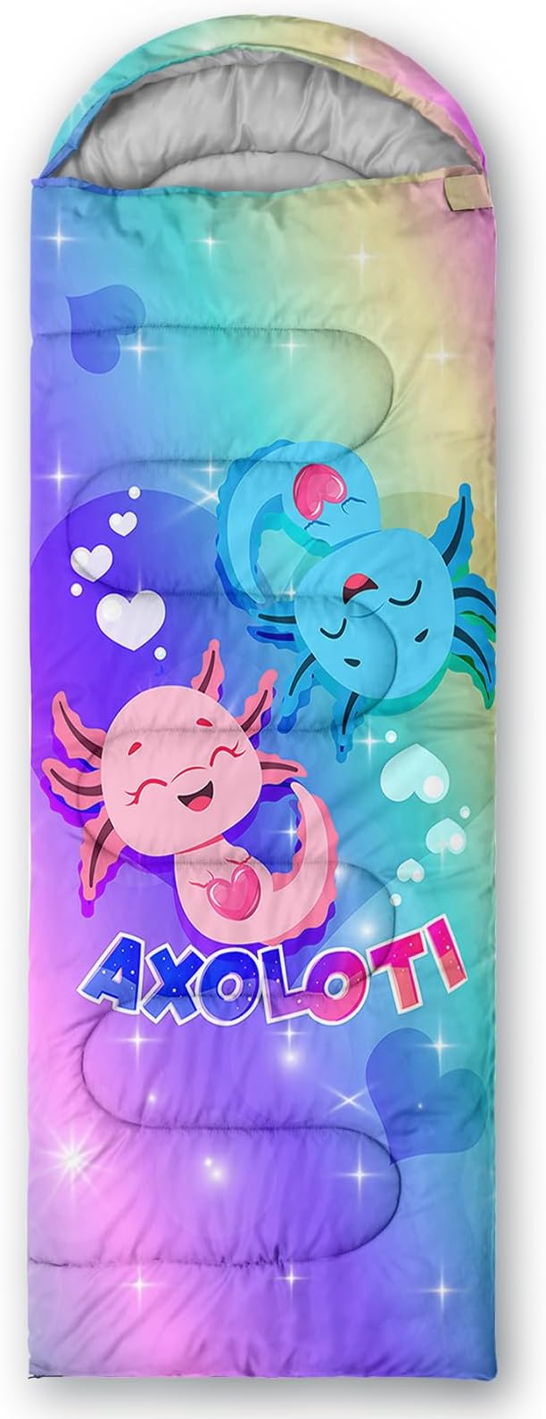 AILONEN Outer Space Astronaut Camping Sleeping BagsLightweight &amp Waterproof3 Season Warm &amp Cool WeatherCartoon Sleeping Bags for KidsBoys Girls TravellingOutdoors