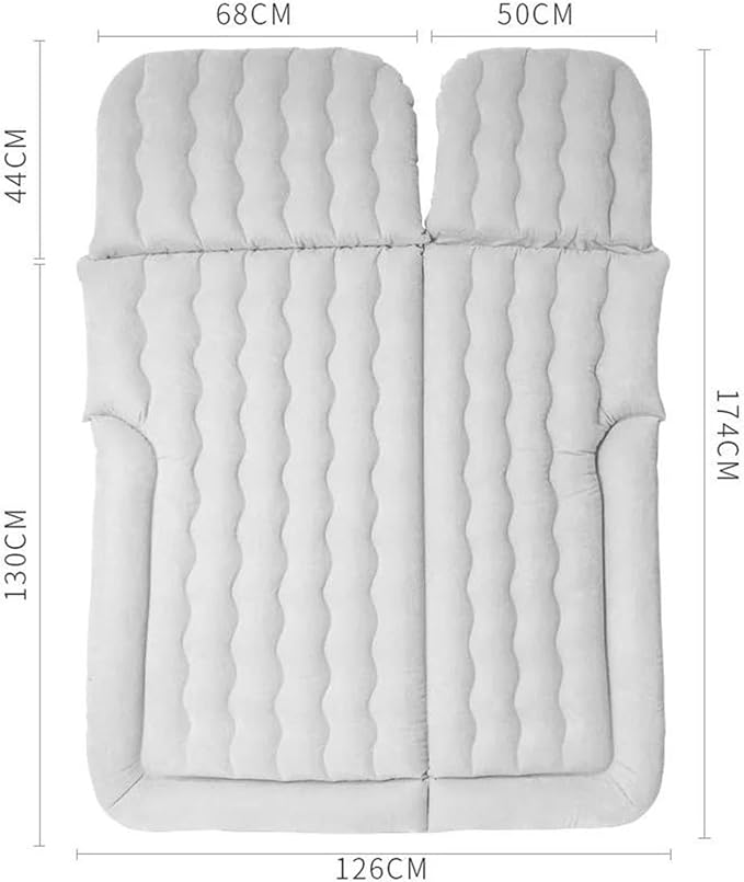 Inflatable Mattress SUV Trunk Inflatable Bed Thickened PVC Material Mattress for Camping Car Non-Slip and Easy to Clean