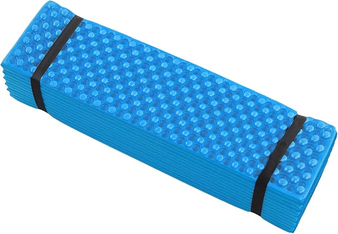 Double Egg Crate Sleeping Pad Egg Crate Sleeping PadSponge Sleep Mat Foldable Thickened Foam Sleep Mat Camping Sleeping Padfor Outdoor Camping 186x57CMFoam Pads