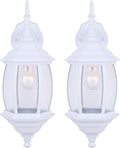 Canarm IOL73TWH Outdoor Lantern Twin Pack White