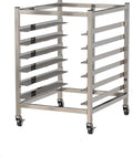 Quick Rack for Baking Pans6-Tier Rolling Baking Rack | Heavy-Duty Pan Storage Rack for Restaurants Bakeries &amp Food Service | Space-Saving Kitchen Organizer for Efficient Cooking