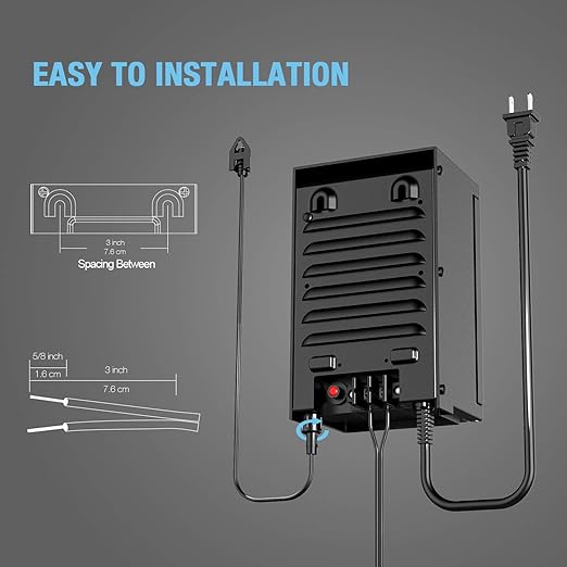 GOODSMANN Low Voltage Transformer 200 Watt with Timer Photo Eye Sensor and Weather Shield for Outdoor Lighting 120V AC to 12V AC 9920-0200-01