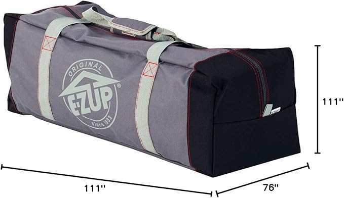 E-Z UP Camping Cube 6.4 Converts 10' Straight Leg Canopy into Camping Tent Limeade