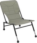 Alomejor Folding Chair with Cushion Adjustable Legs Camping Designed with Double Thread Sewing Techniques for Outdoor Fishing