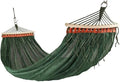 Outdoor Double Hammock Swing Bed Portable Ice Silk Mesh Hammock Lightweight Hanging Travel Hammock for Camping Hiking Picnic 200x150cm