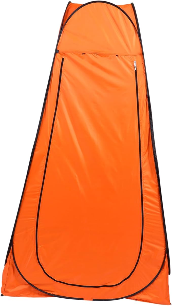 1Pc Portable Privacy Shower Tent Movable Camping Tent for Outdoor Use Windproof Dressing Room with Space Easy Setup Storage for Camping Fishing Beach Events