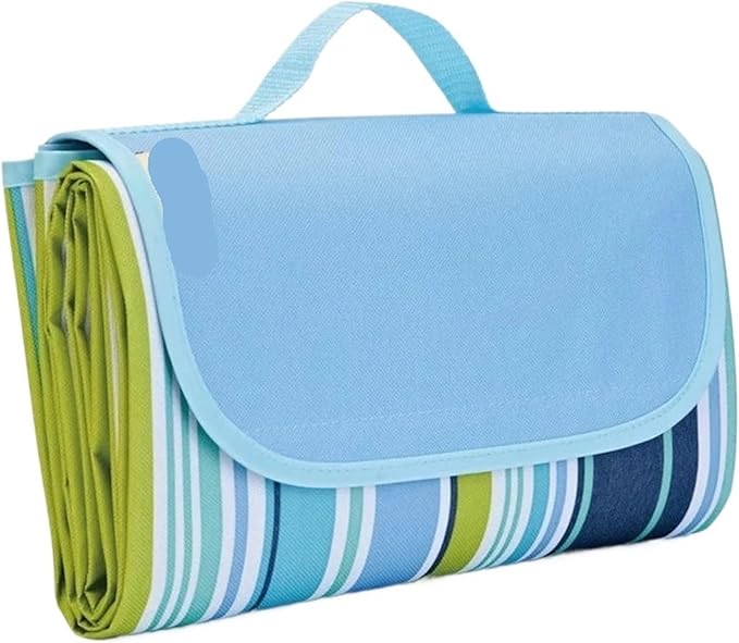 1.45 * 2M Portable Picnic Blanket Thickened Waterproof Beach Camping Tent Grassland MatCompatible for Parties Travel Outdoor