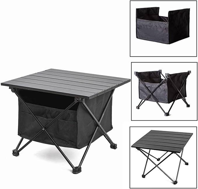 Picnic Folding Table Portable Outdoor Camping Folding Table Detachable Fishing Picnic Ultra-Light Mini Desk with Storage Bag Outdoor camping table Foldable camping table Portable camping tabl