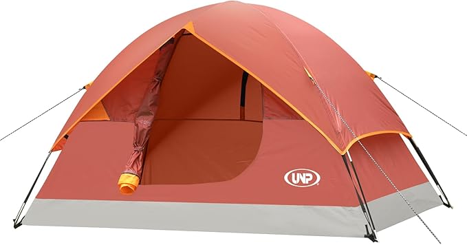 unp 6 Person 4 Season Dome Tent Easy to Set Up for Camping &amp Hiking Lightweight &amp Portable Green