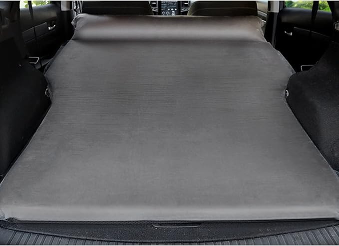 TXGJWRA Inflatable Car Air Mattress Travel Bed - Portable Back Seat Blow-up Sleeping Pad Upgraded Air Mattress Blow Up Bed for Car Travel Camping VacationB-180x105cm(咖啡色)