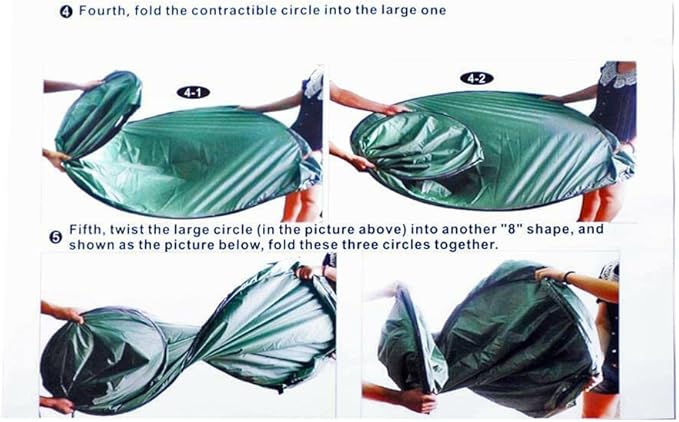 1-2 Person Portable Pop Up Toilet Shower Tent Changing Room Camping Shelter