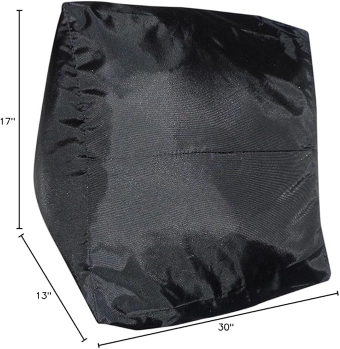 Sleeping Bag CoverJumbo Stuff Sacks Laundry Bag Made in USA. (Black)