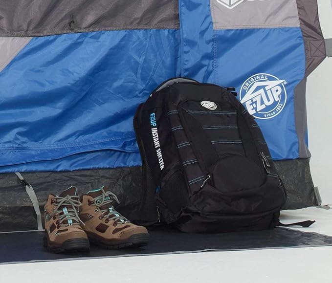 E-Z UP Camping Cube 6.4 Converts 10' Straight Leg Canopy into Camping Tent (Canopy/SHELTER NOT Included) Splash